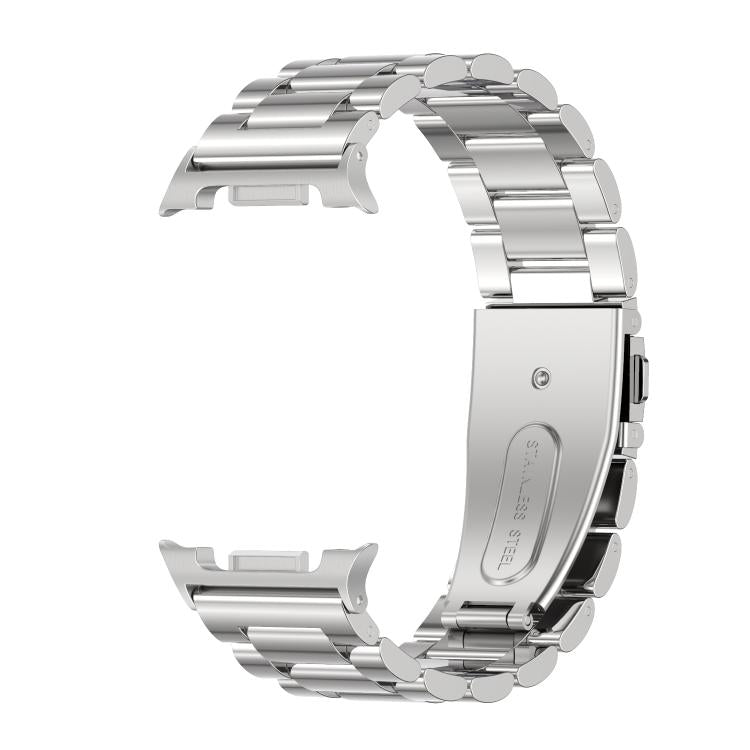 For Samsung Galaxy Watch8 / Watch8 Classic MIJOBS Three Beads Stainless Steel Watch Band
