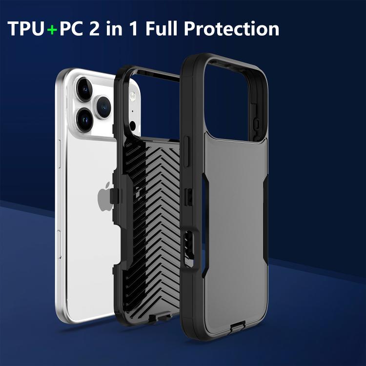 For iPhone 17 Pro Max 2 in 1 PC Hybrid TPU Phone Case