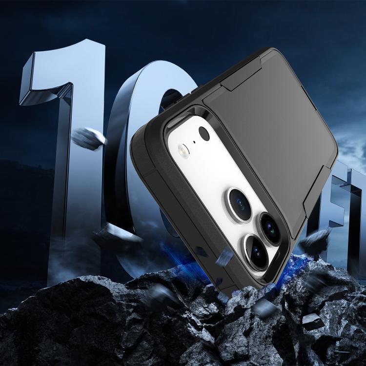 For iPhone 17 Pro Max 2 in 1 PC Hybrid TPU Phone Case