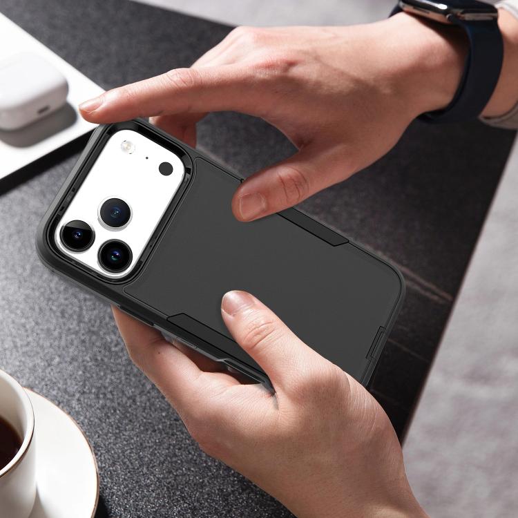 For iPhone 17 Pro Max 2 in 1 PC Hybrid TPU Phone Case