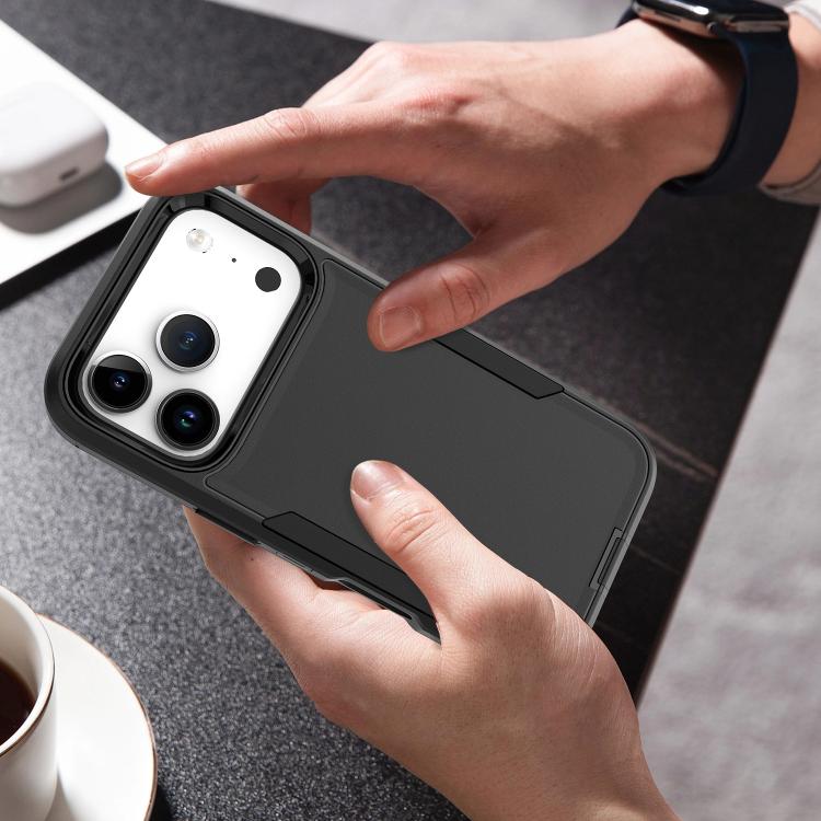 For iPhone 17 Pro 2 in 1 PC Hybrid TPU Phone Case