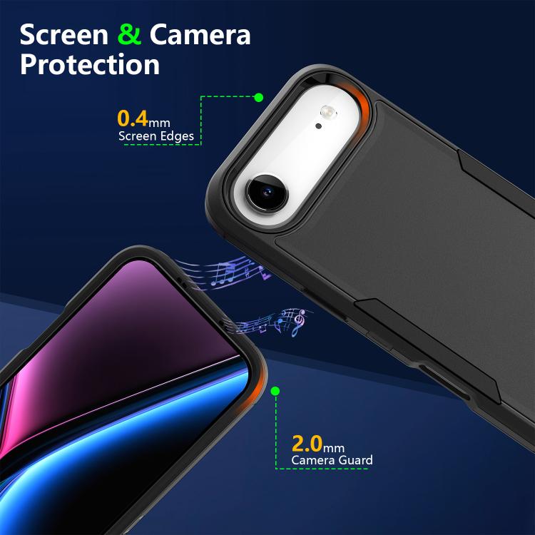 For iPhone Air 2 in 1 PC Hybrid TPU Phone Case