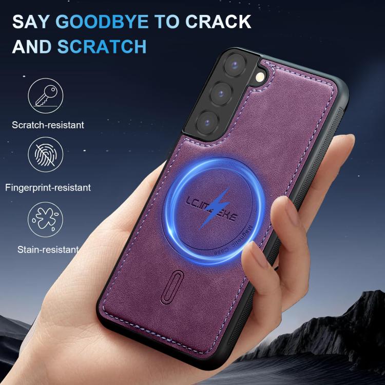 For Samsung Galaxy S21 FE 5G LC.IMEEKE L6 Series MagSafe Magnetic Phone Case