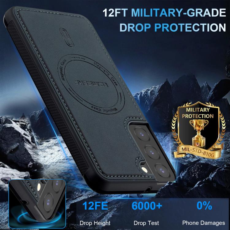 For Samsung Galaxy S21 FE 5G LC.IMEEKE L6 Series MagSafe Magnetic Phone Case