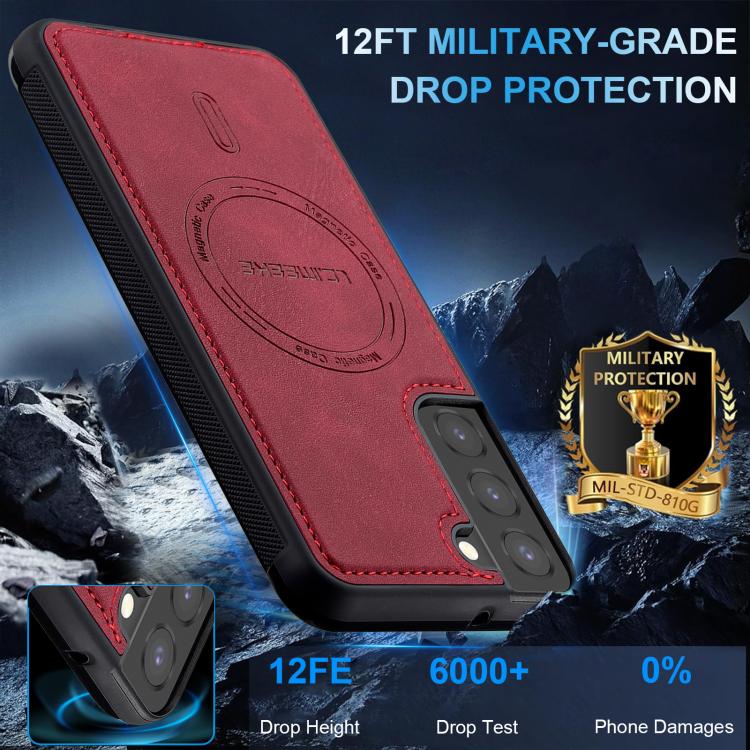 For Samsung Galaxy S21 FE 5G LC.IMEEKE L6 Series MagSafe Magnetic Phone Case