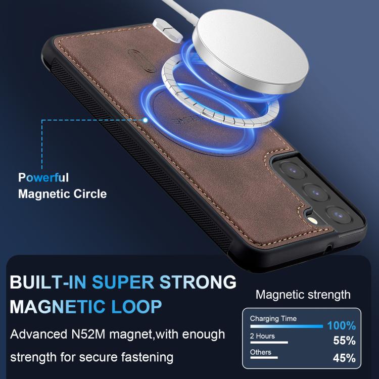 For Samsung Galaxy S21 FE 5G LC.IMEEKE L6 Series MagSafe Magnetic Phone Case