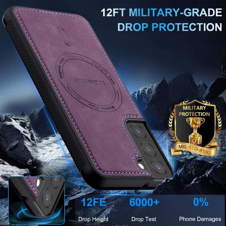For Samsung Galaxy S22+ 5G LC.IMEEKE L6 Series MagSafe Magnetic Phone Case