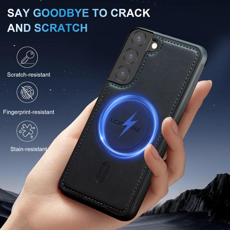 For Samsung Galaxy S22+ 5G LC.IMEEKE L6 Series MagSafe Magnetic Phone Case