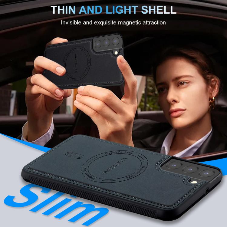 For Samsung Galaxy S22+ 5G LC.IMEEKE L6 Series MagSafe Magnetic Phone Case