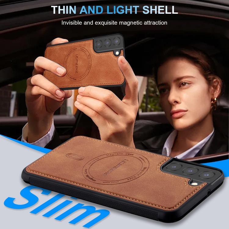 For Samsung Galaxy S22+ 5G LC.IMEEKE L6 Series MagSafe Magnetic Phone Case
