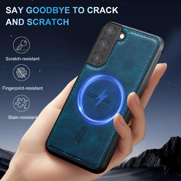 For Samsung Galaxy S22+ 5G LC.IMEEKE L6 Series MagSafe Magnetic Phone Case