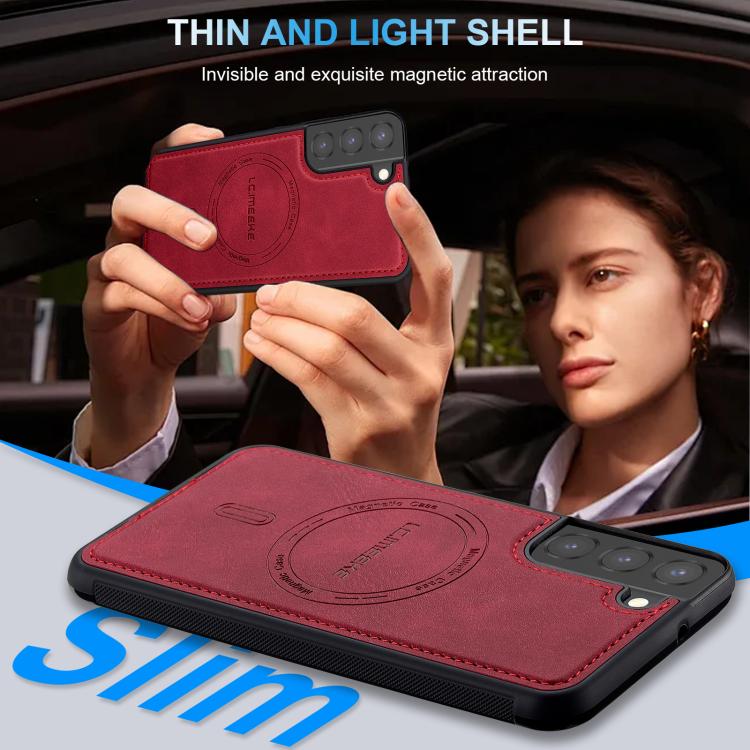 For Samsung Galaxy S22+ 5G LC.IMEEKE L6 Series MagSafe Magnetic Phone Case