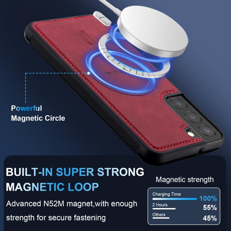 For Samsung Galaxy S22+ 5G LC.IMEEKE L6 Series MagSafe Magnetic Phone Case