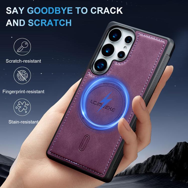 For Samsung Galaxy S25 Ultra 5G LC.IMEEKE L6 Series MagSafe Magnetic Phone Case