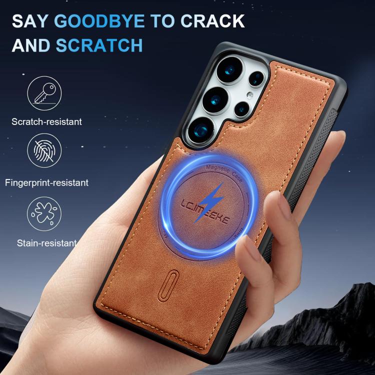 For Samsung Galaxy S25 Ultra 5G LC.IMEEKE L6 Series MagSafe Magnetic Phone Case