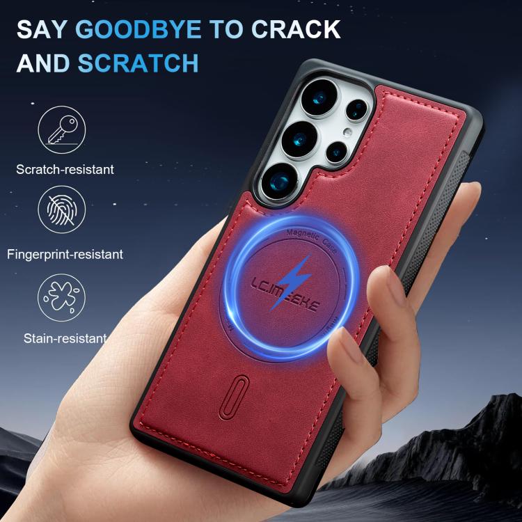For Samsung Galaxy S25 Ultra 5G LC.IMEEKE L6 Series MagSafe Magnetic Phone Case