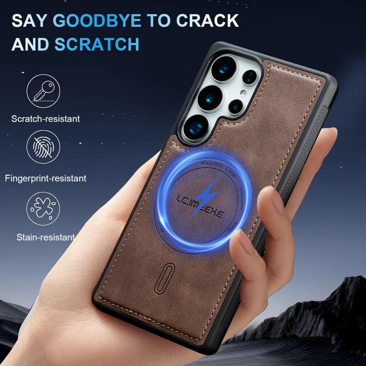 For Samsung Galaxy S25 Ultra 5G LC.IMEEKE L6 Series MagSafe Magnetic Phone Case