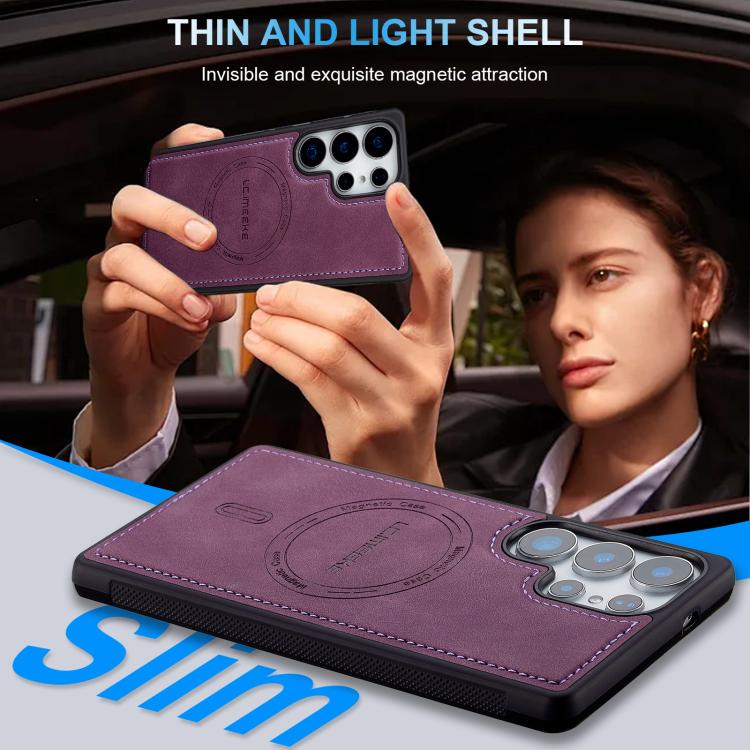 For Samsung Galaxy S24 Ultra 5G LC.IMEEKE L6 Series MagSafe Magnetic Phone Case