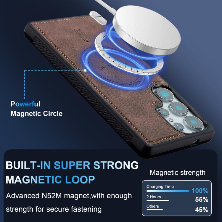 For Samsung Galaxy S24 Ultra 5G LC.IMEEKE L6 Series MagSafe Magnetic Phone Case