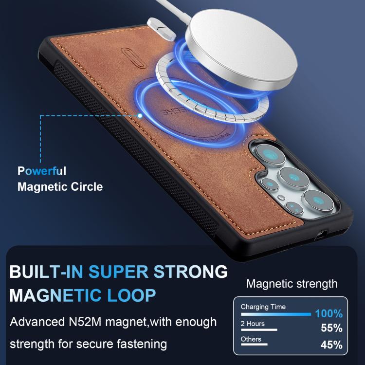 For Samsung Galaxy S23 Ultra 5G LC.IMEEKE L6 Series MagSafe Magnetic Phone Case
