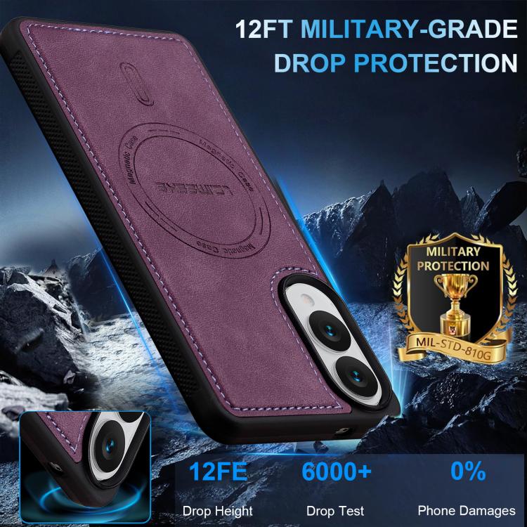 For Samsung Galaxy S25 Edge 5G LC.IMEEKE L6 Series MagSafe Magnetic Phone Case