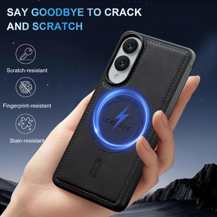 For Samsung Galaxy S25 Edge 5G LC.IMEEKE L6 Series MagSafe Magnetic Phone Case