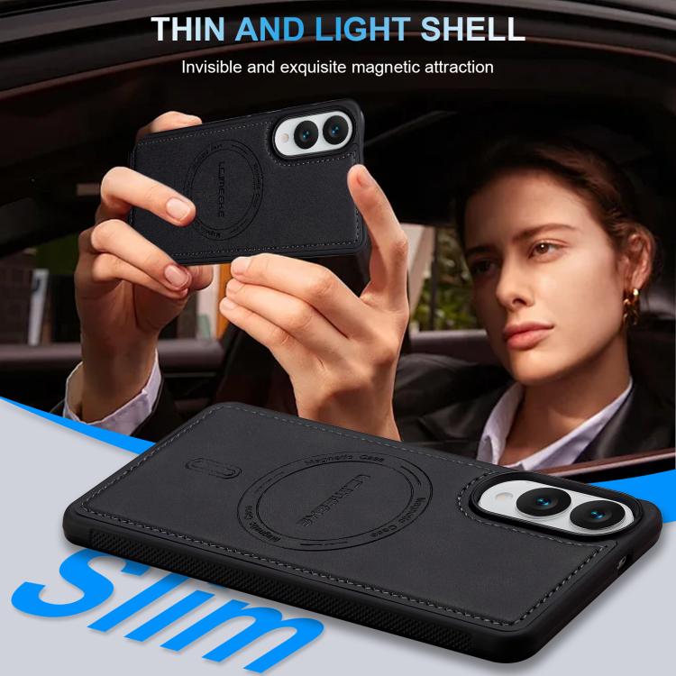 For Samsung Galaxy S25 Edge 5G LC.IMEEKE L6 Series MagSafe Magnetic Phone Case