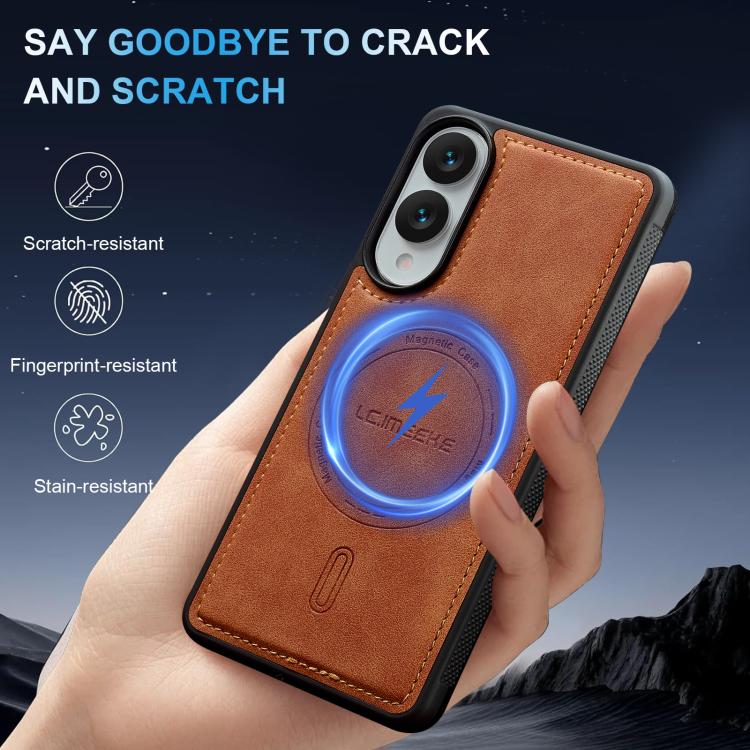 For Samsung Galaxy S25 Edge 5G LC.IMEEKE L6 Series MagSafe Magnetic Phone Case