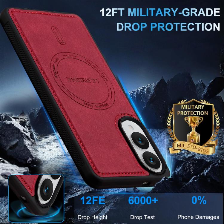 For Samsung Galaxy S25 Edge 5G LC.IMEEKE L6 Series MagSafe Magnetic Phone Case