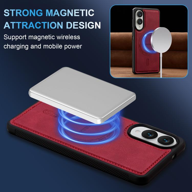 For Samsung Galaxy S25 Edge 5G LC.IMEEKE L6 Series MagSafe Magnetic Phone Case