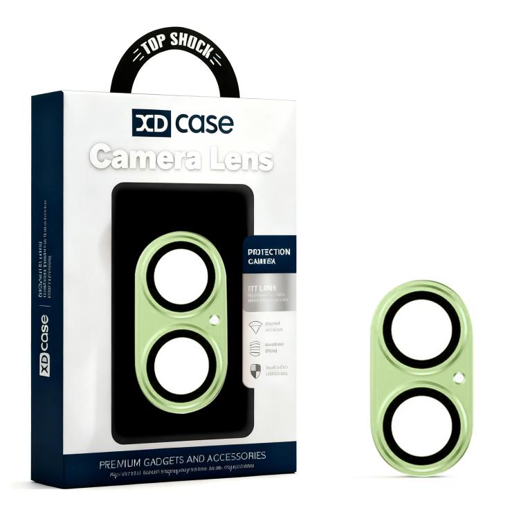 For iPhone 17 XDcase Armor Full-Coverage Frosted Metal Camera Lens Ring Film