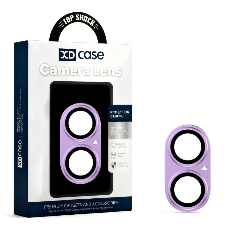 For iPhone 17 XDcase Armor Full-Coverage Frosted Metal Camera Lens Ring Film