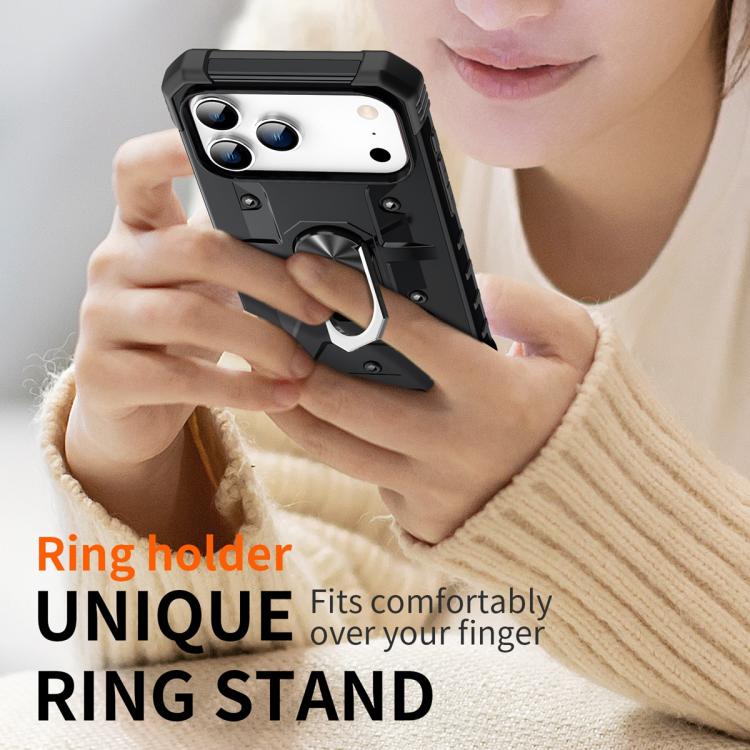 For iPhone 17 Pro Max Ring Holder Phone Case