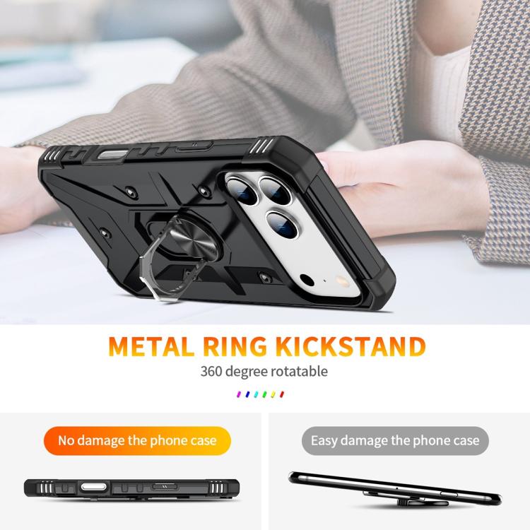 For iPhone 17 Pro Max Ring Holder Phone Case