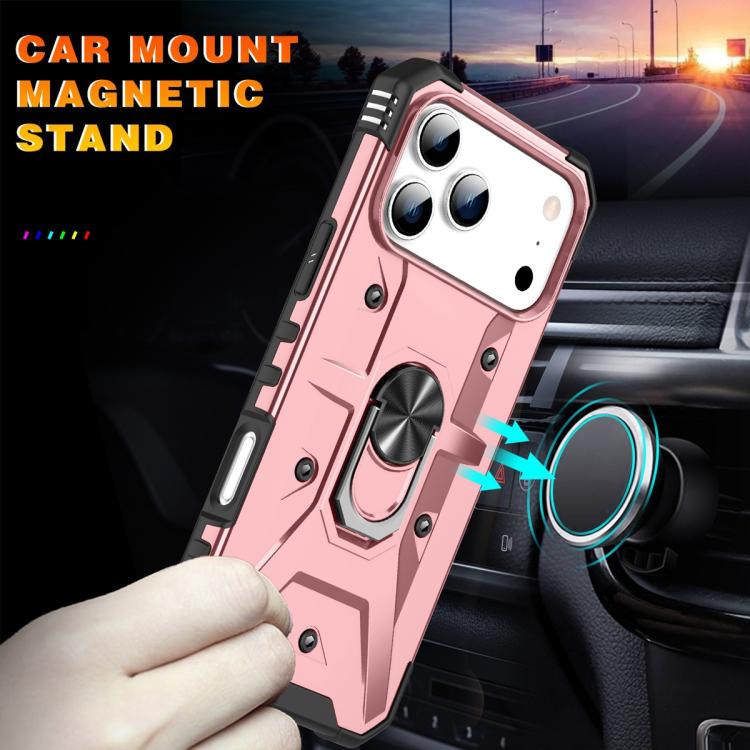For iPhone 17 Pro Max Ring Holder Phone Case