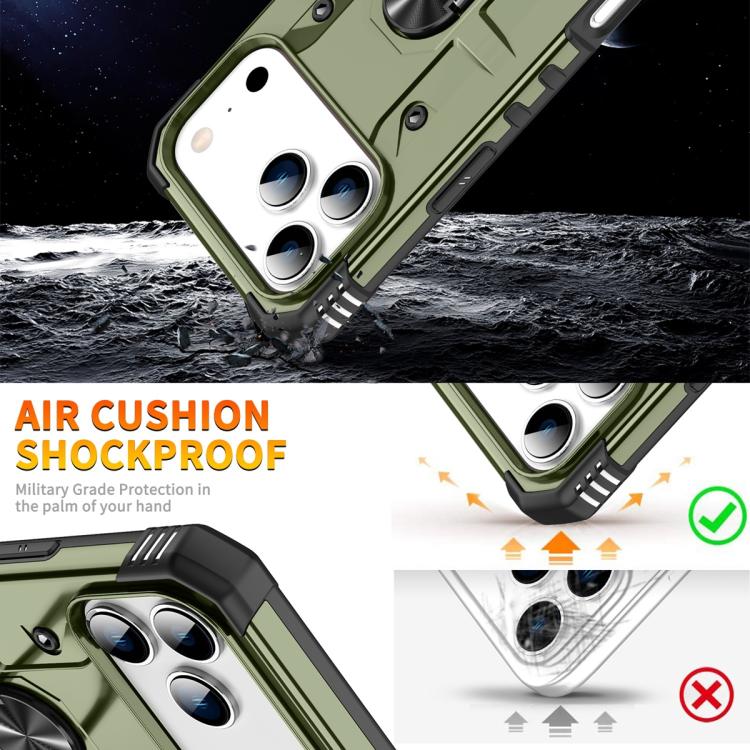 For iPhone 17 Pro Max Ring Holder Phone Case