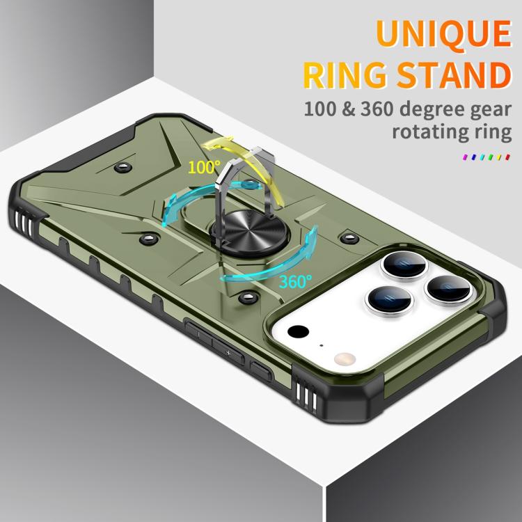 For iPhone 17 Pro Max Ring Holder Phone Case