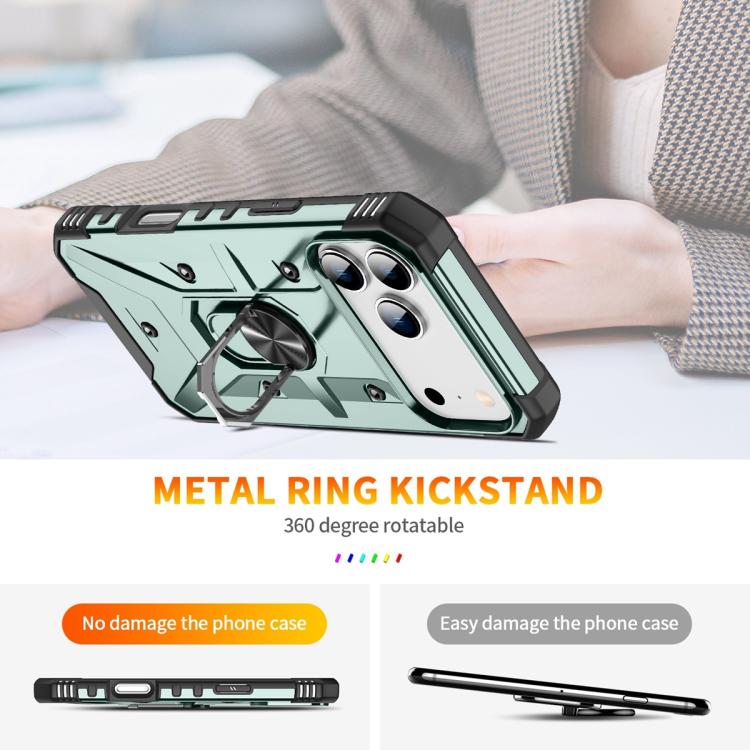 For iPhone 17 Pro Max Ring Holder Phone Case