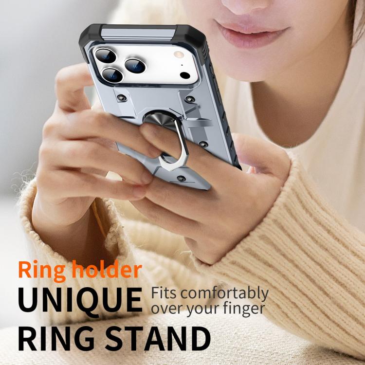 For iPhone 17 Pro Max Ring Holder Phone Case