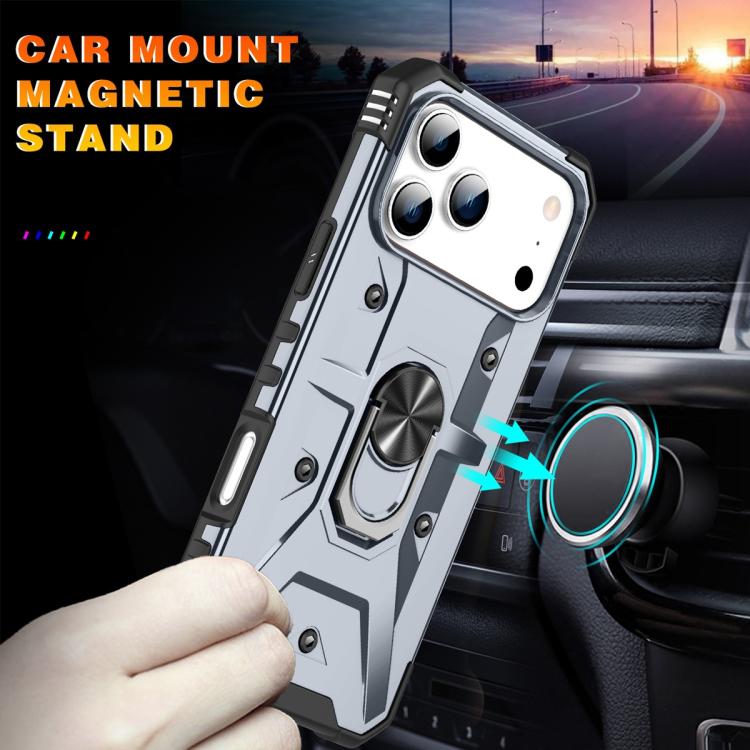 For iPhone 17 Pro Max Ring Holder Phone Case