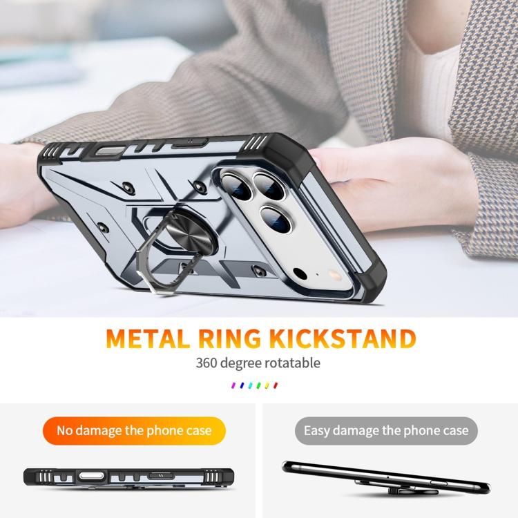 For iPhone 17 Pro Max Ring Holder Phone Case