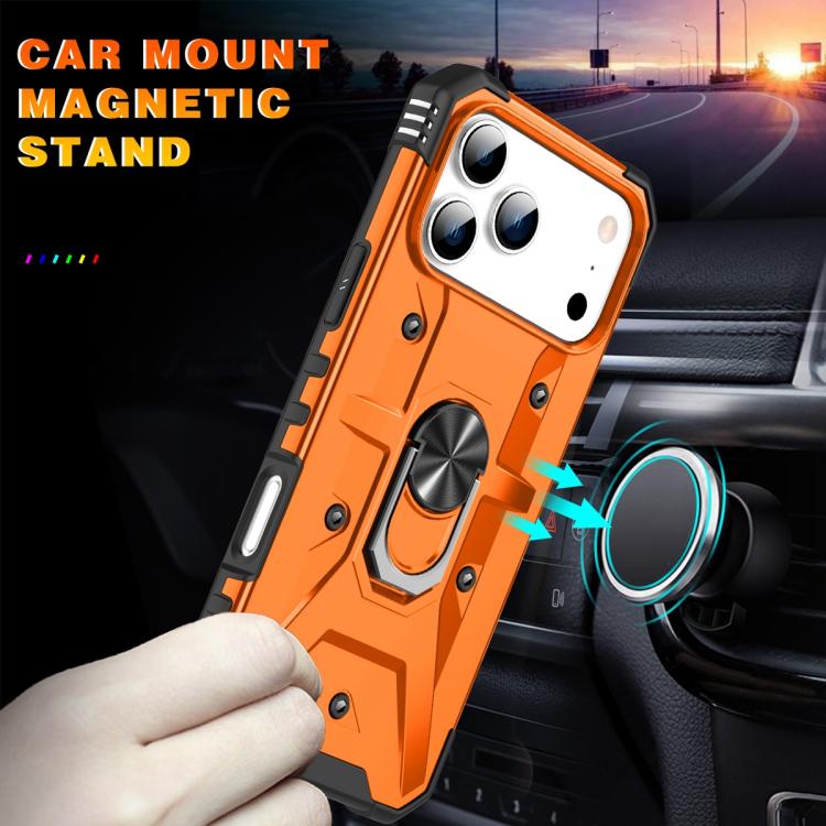 For iPhone 17 Pro Ring Holder Phone Case