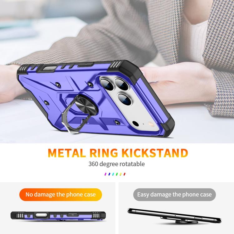 For iPhone 17 Pro Ring Holder Phone Case