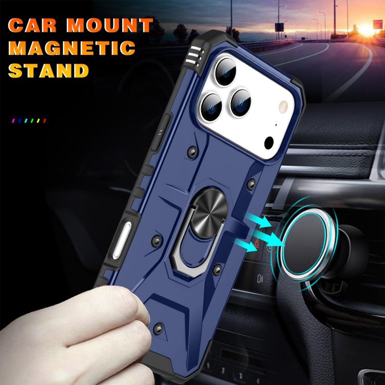 For iPhone 17 Pro Ring Holder Phone Case