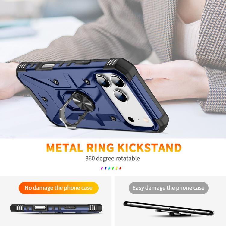 For iPhone 17 Pro Ring Holder Phone Case