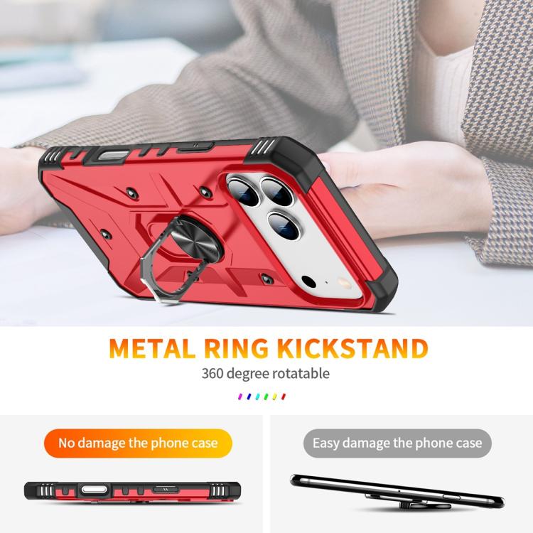 For iPhone 17 Pro Ring Holder Phone Case