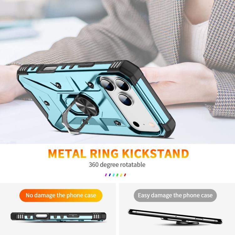 For iPhone 17 Pro Ring Holder Phone Case