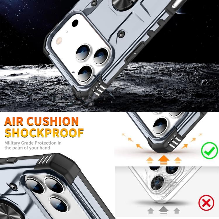 For iPhone 17 Pro Ring Holder Phone Case