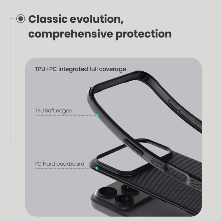 For iPhone 17 Pro Max NILLKIN Frosted Shield Pro PC + TPU Phone Case