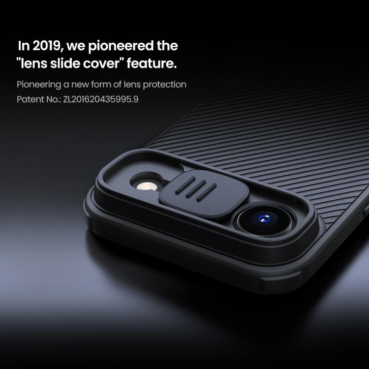 For iPhone Air NILLKIN CamShield Pro PC Phone Case - Black